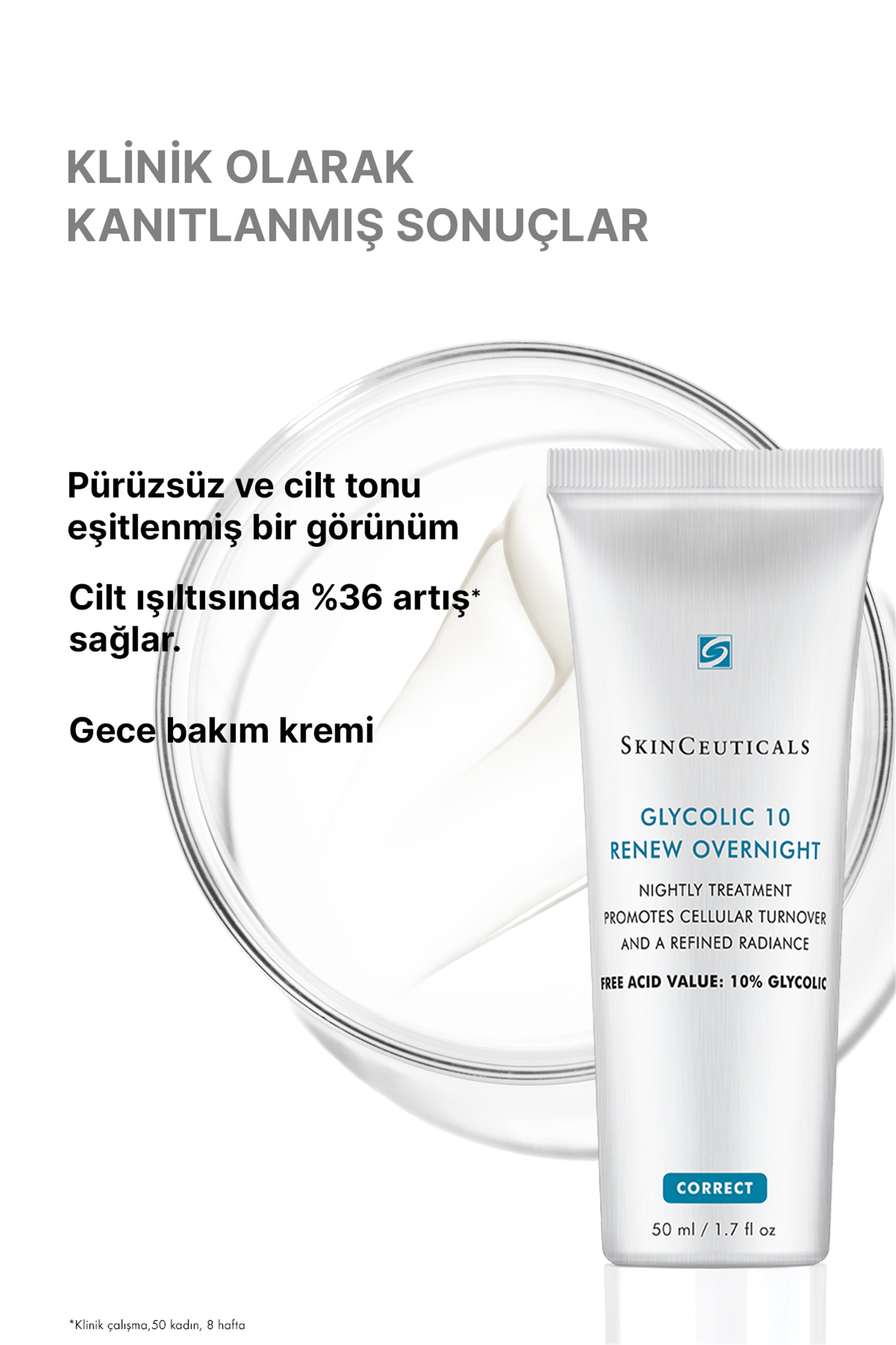 SkinCeuticals Glycolic 10 Renew Overnight 50 ml