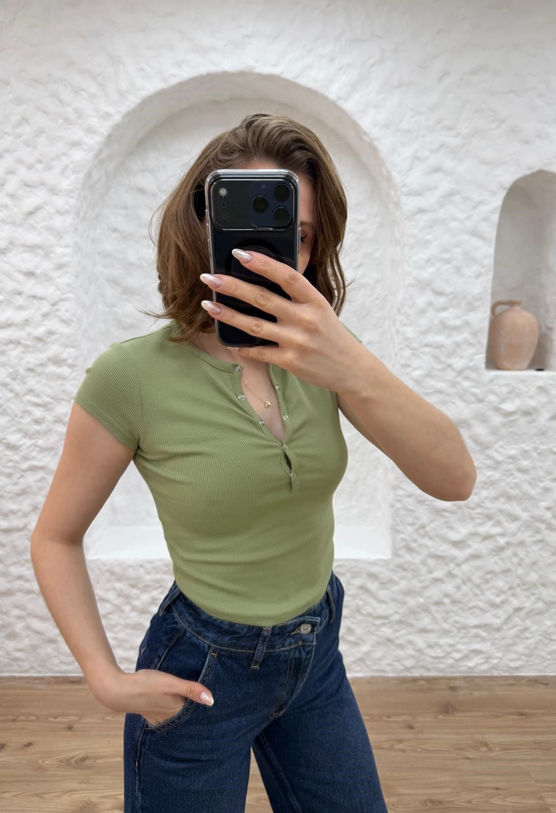 ÇITÇITLI KISA KOL TOP