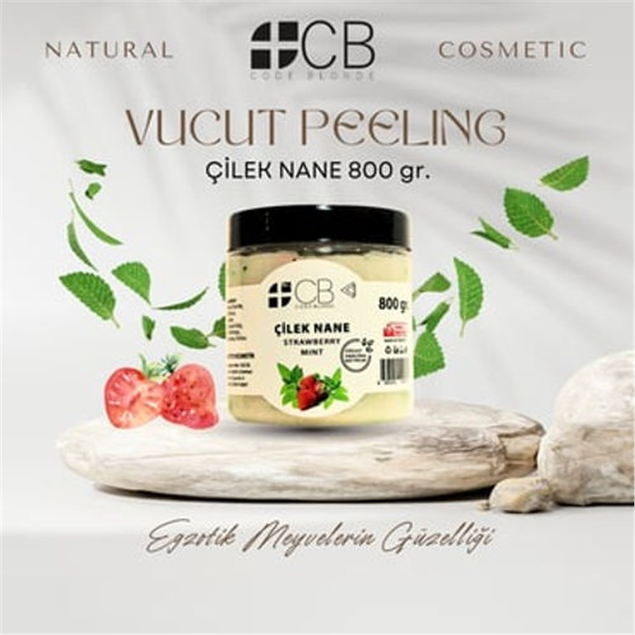 Code Blonde Peeling Çilek Nane 800g Salon Boy
