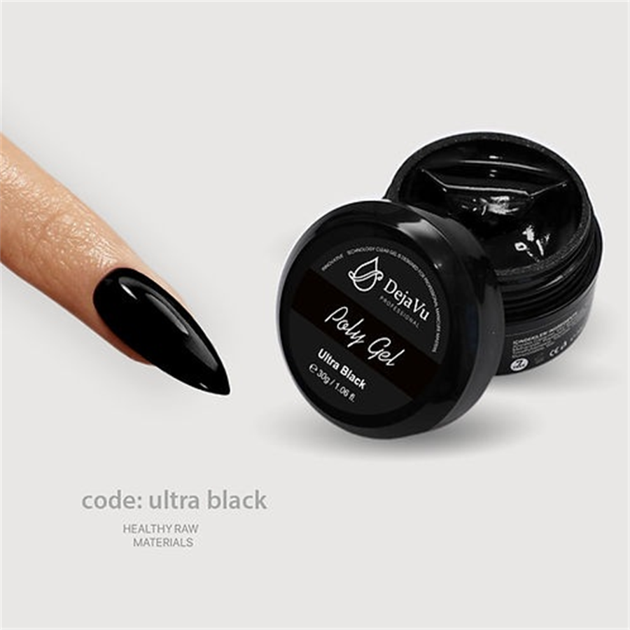 DejaVu Poly Gel  30ml -black
