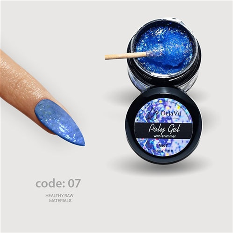 DejaVu Poly Gel With Shımmer  30Ml  - 07