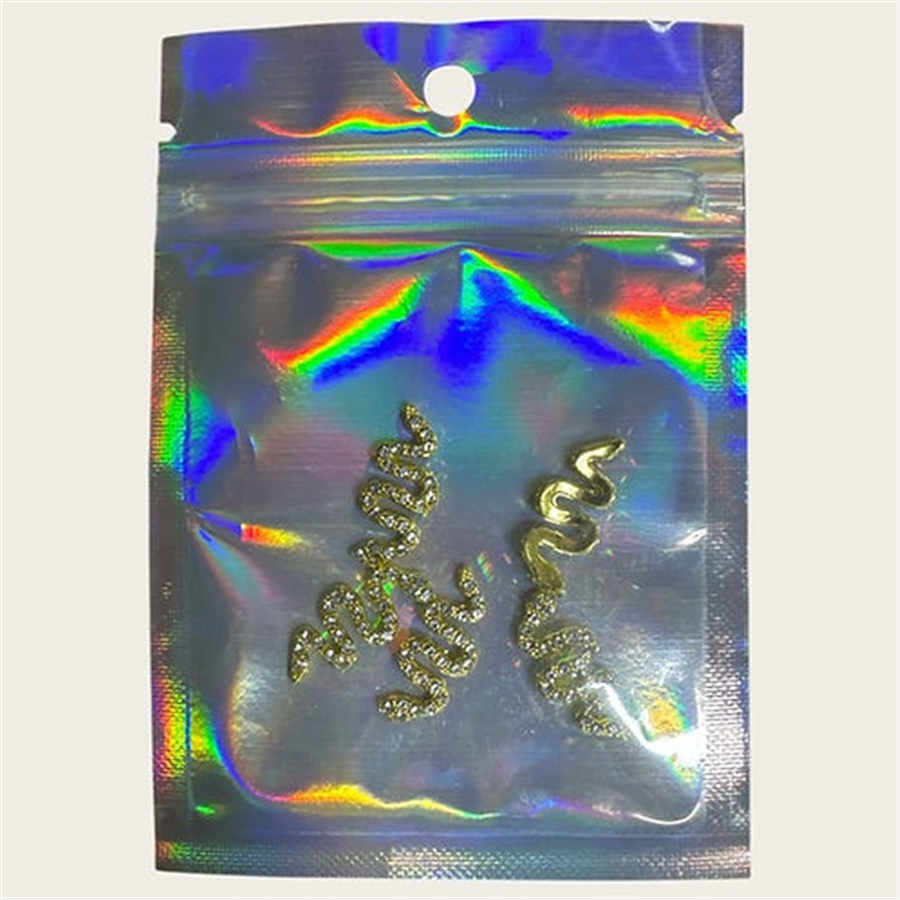 Metal Taşlı Yılan Charm 5li