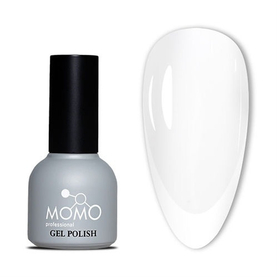MOMO Kalıcı Oje Rubber French Base Coat FC01, Rakı Beyazı, 10 ml