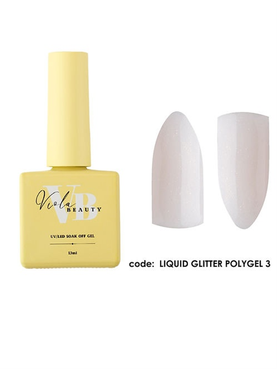 VİOLA LIQUID POLY JEL GLITTER 0003 -13 ML