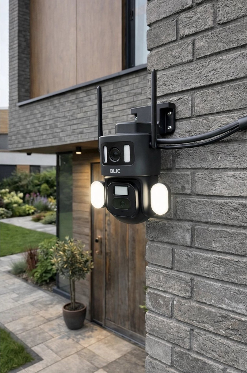 BLIC BLM-81 6MP Çift Lens WiFi PTZ IP Güvenlik Kamerası