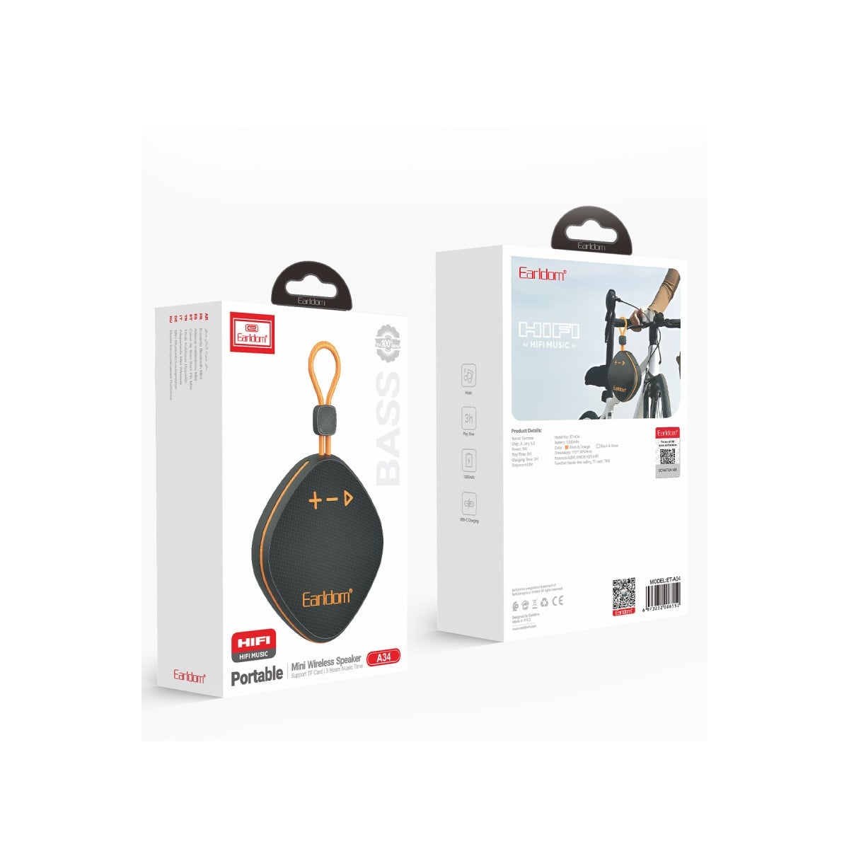 Earldom A34 Bluetooth 5.3 Mini Kablosuz Hoparlör