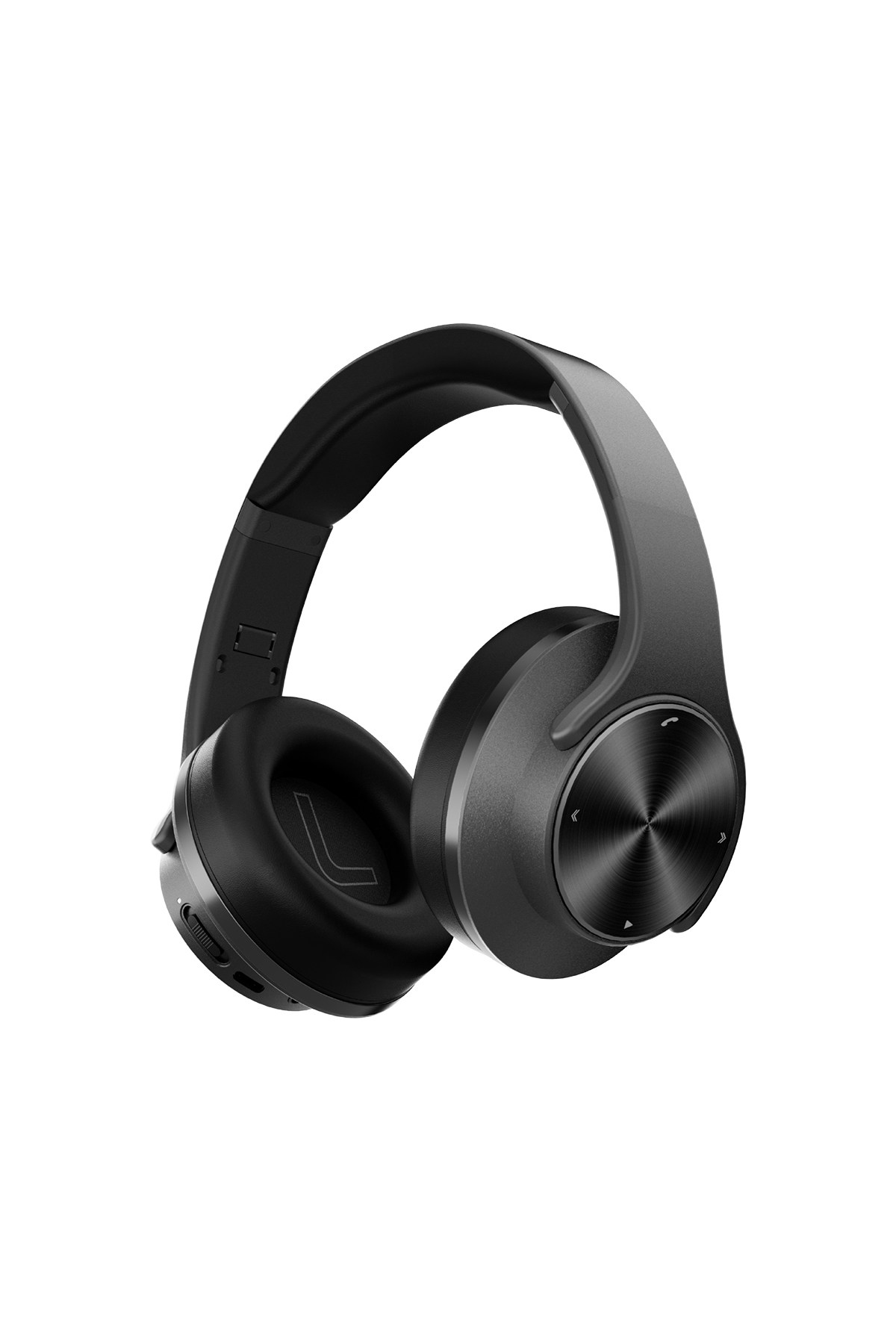 Fulltech FH-07 2'si 1 Arada Bluetooth 5.3 Kablosuz Kulaklık ve Hoparlör Siyah – 3W Çift Hoparlör, IPX4, Katlanabilir Tasarım