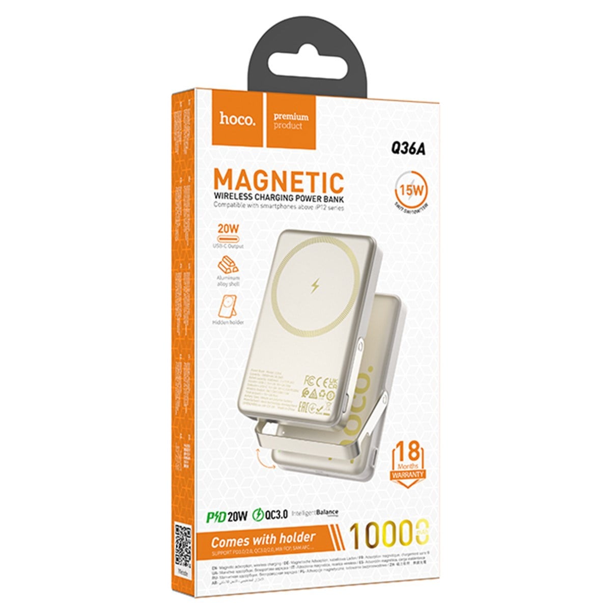 Hoco Q36A Sunlight Standlı Magsafe Powerbank