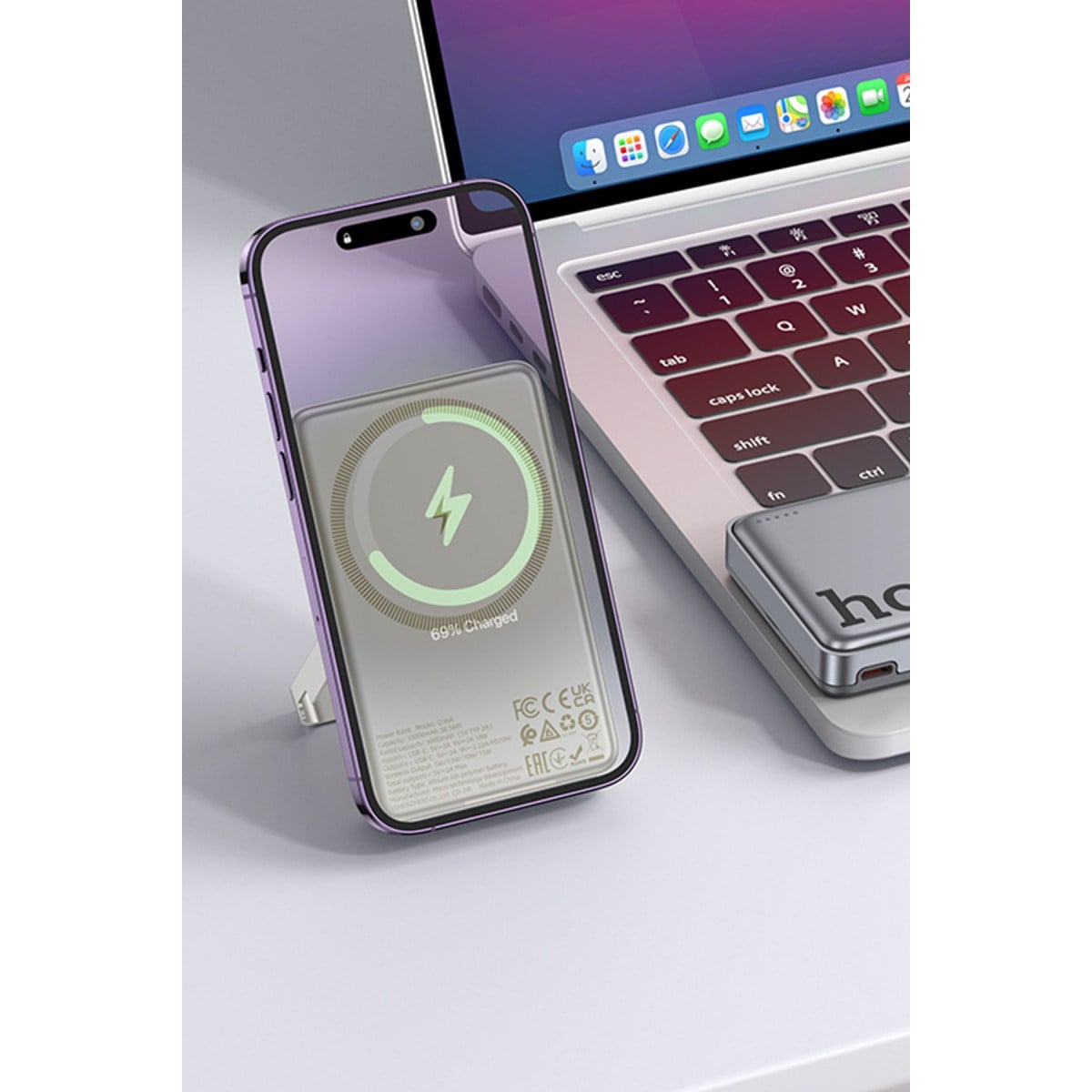 Hoco Q36A Sunlight Standlı Magsafe Powerbank