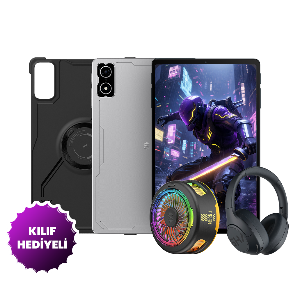 Black Shark Gaming Pad, V2 Kulak Üstü Kulaklık Ve Soğutucu Fan 5 Paketi