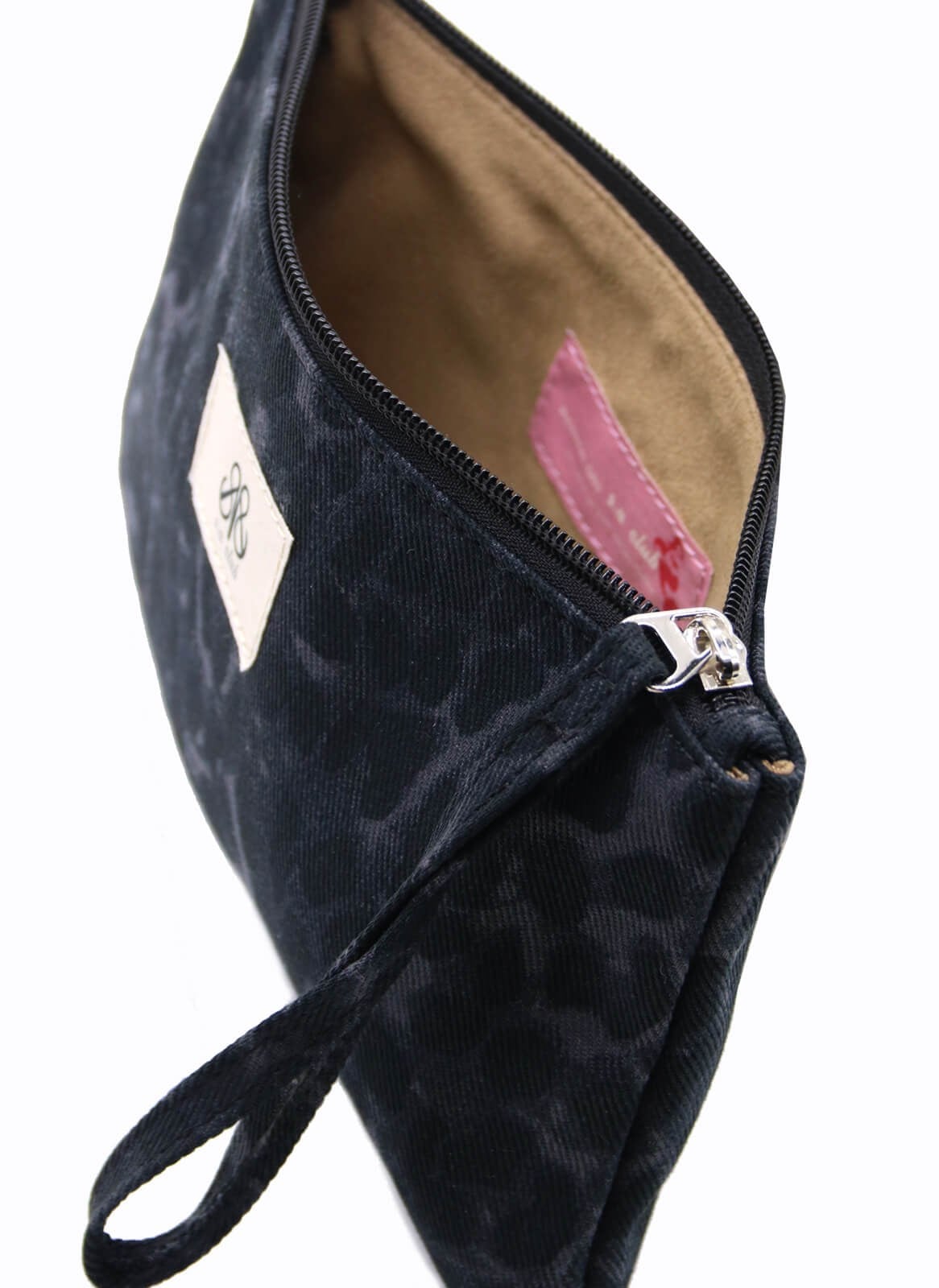 Clutch Çanta Siyah Leopar
