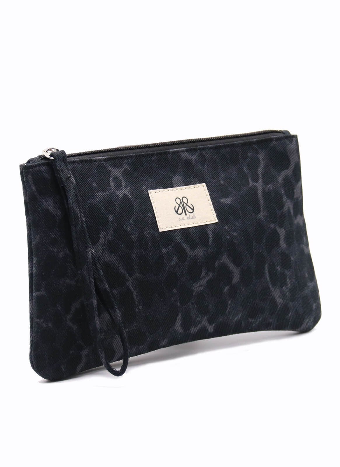 Clutch Çanta Siyah Leopar