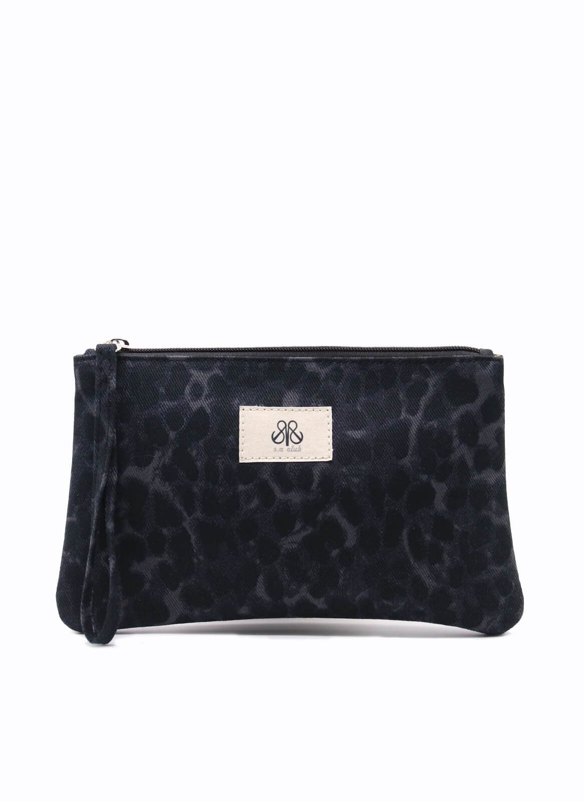 Clutch Çanta Siyah Leopar
