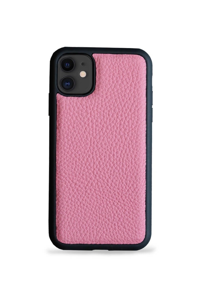 Deri iPhone Kılıf 11 Pembe Togo