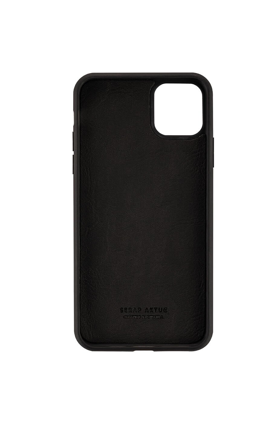 Deri iPhone Kılıf 11 Pro Max  Lacivert Timsah