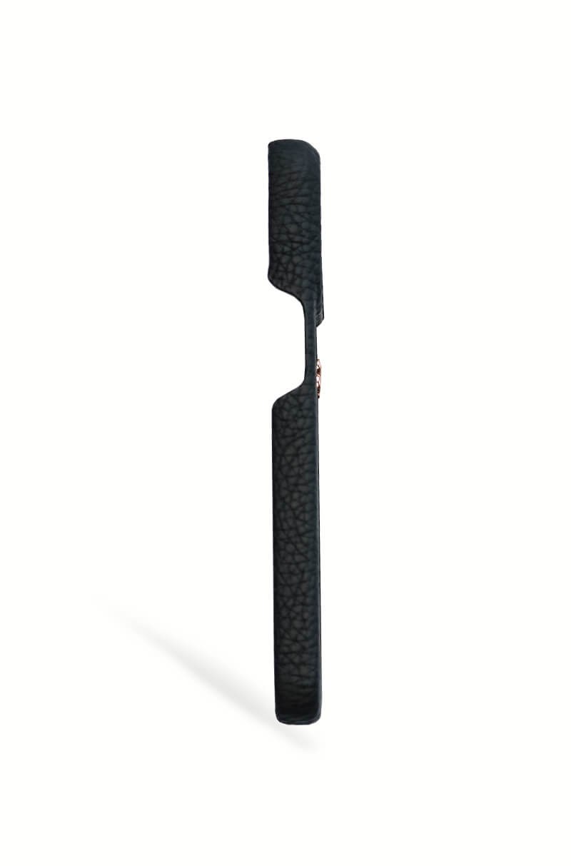 Deri iPhone Kılıf 11 Pro Max  Siyah Togo