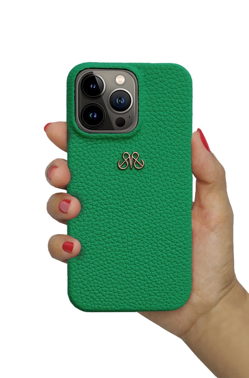 Deri iPhone Kılıf 11 Pro Max Yeşil Togo