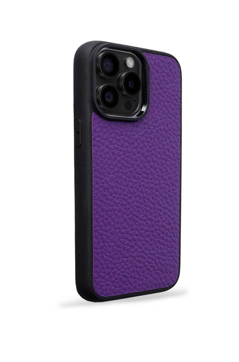 Deri iPhone Kılıf 12 Pro Max Mor Togo