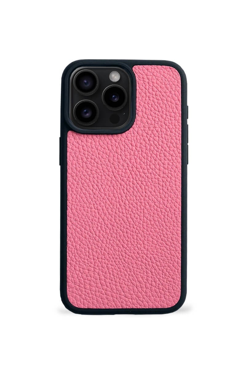 Deri iPhone Kılıf 12 Pro Max Pembe Togo