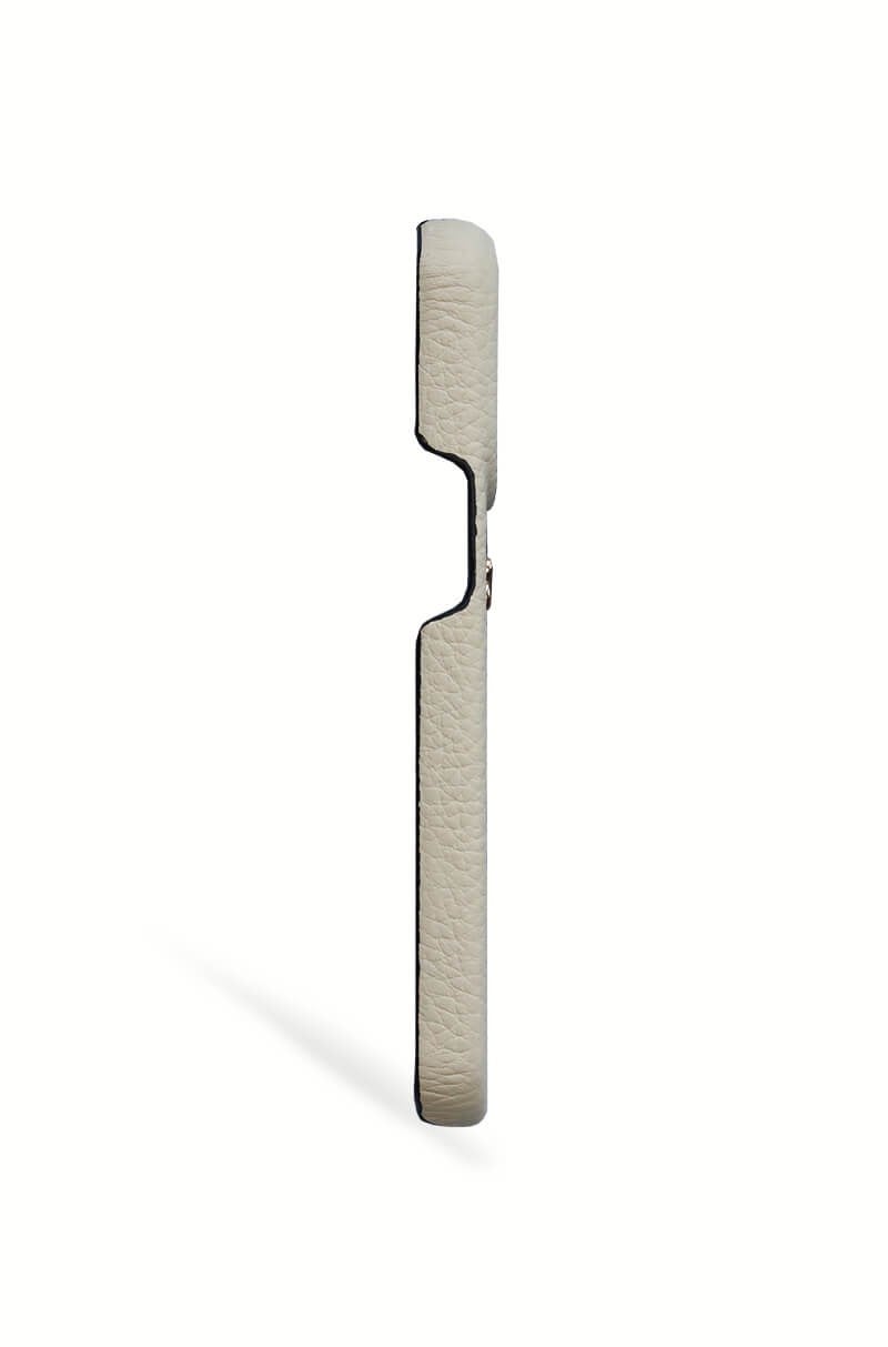 Deri iPhone Kılıf 13 Mini Krem Togo