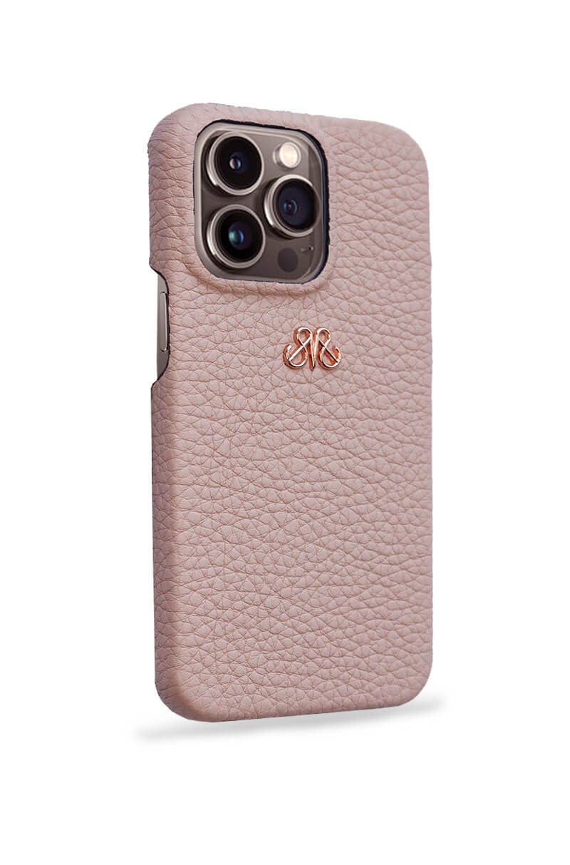 Deri iPhone Kılıf 13 Mini Pudra Togo