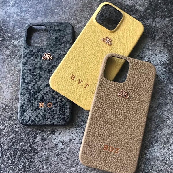 Deri iPhone Kılıf 13 Pro Olive Togo Full Deri