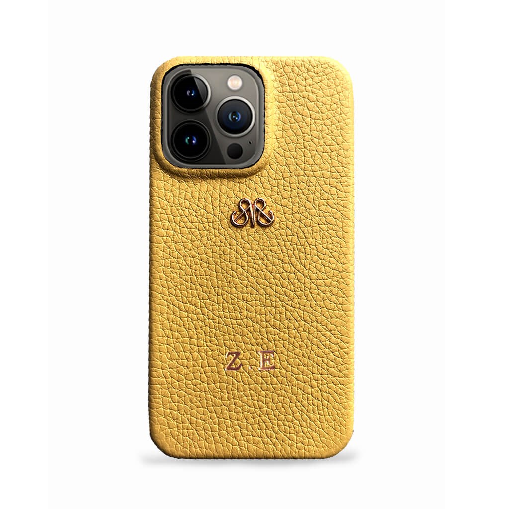 Deri iPhone Kılıf 13 Pro Olive Togo Full Deri