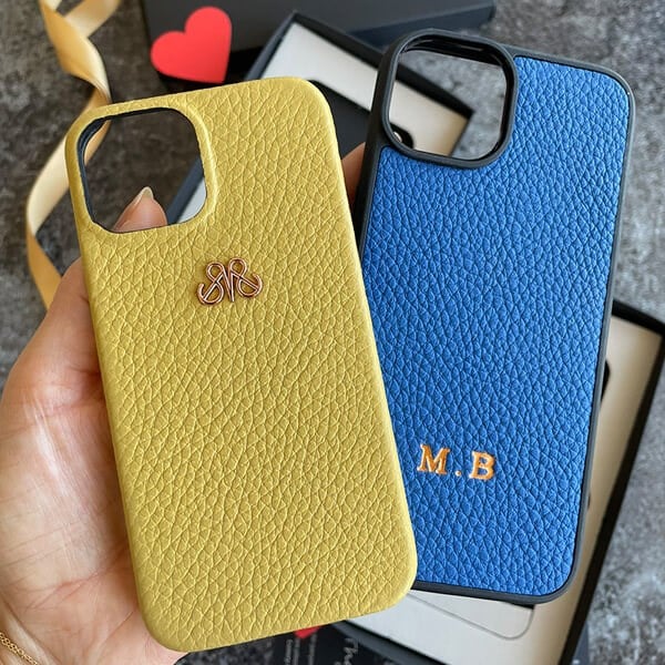 Deri iPhone Kılıf 13 Pro Olive Togo Full Deri