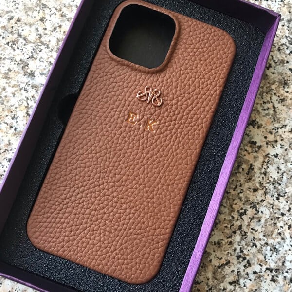 Deri iPhone Kılıf 13 Pro Taba Togo Full Deri