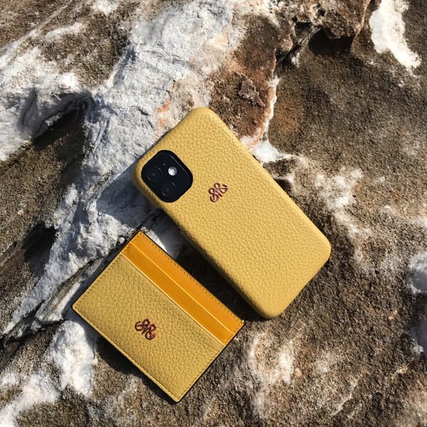 Deri iPhone Kılıf 14-13 Olive Togo Full Deri