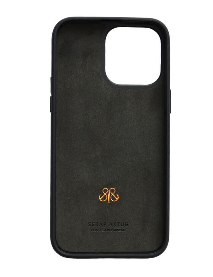 Deri iPhone Kılıf 14 Pro Max  Fuşya Togo