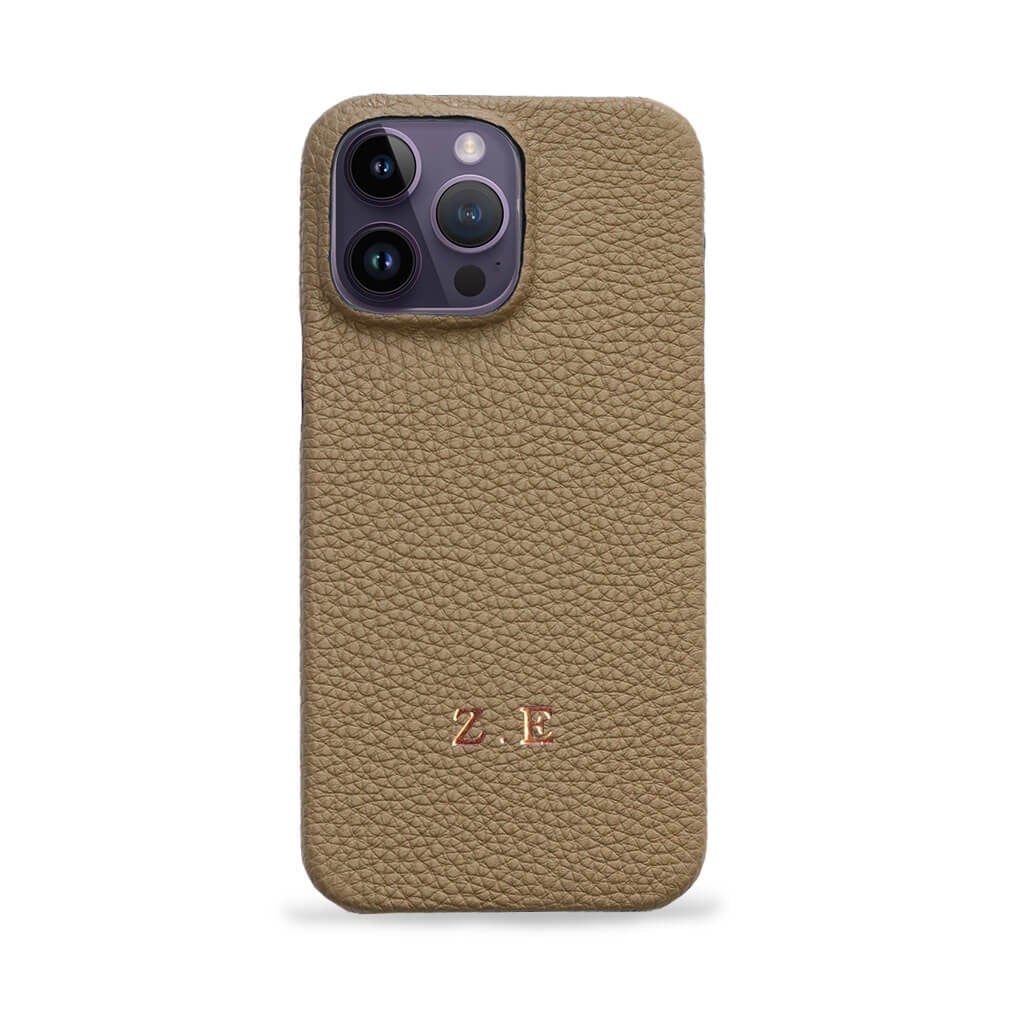 Deri iPhone Kılıf 14 Pro Vizon Togo Full Deri
