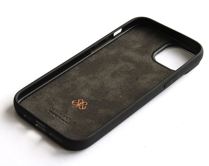 Deri iPhone Kılıf 15 Plus Siyah Croco