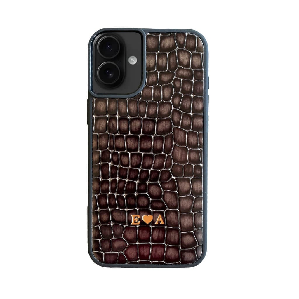 Deri iPhone Kılıf 16  Premium Füme