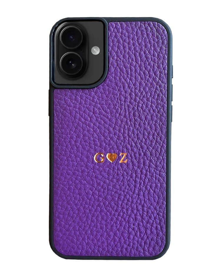 Deri iPhone Kılıf 16 Plus Mor Togo