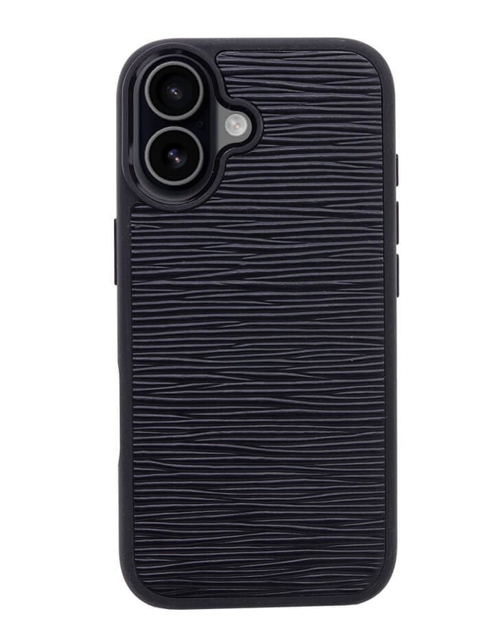 Deri iPhone Kılıf 17 Siyah Epi