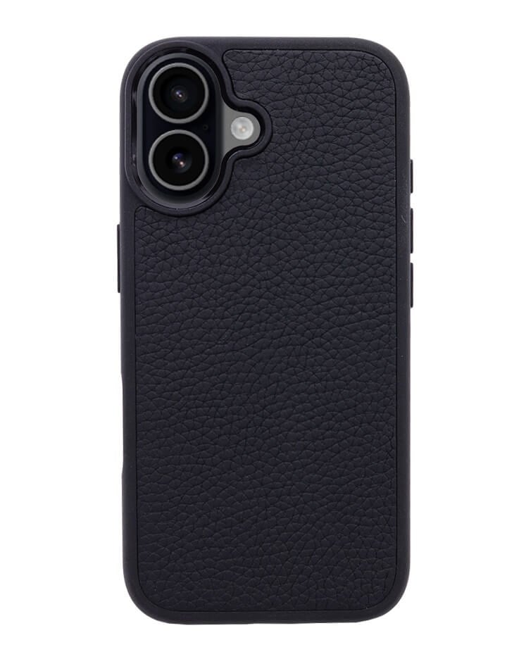 Deri iPhone Kılıf 17 Siyah Togo
