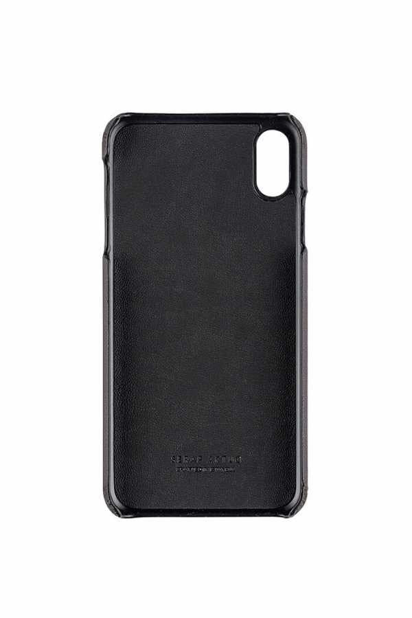 Deri iPhone Kılıf X Mavi  Leopar Baskılı Tüylü Deri