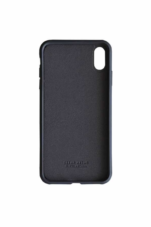Deri iPhone Kılıf Xr Açık Mavi Piton