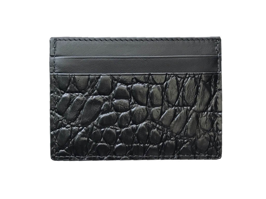Deri Kartlık Siyah Baby Croco