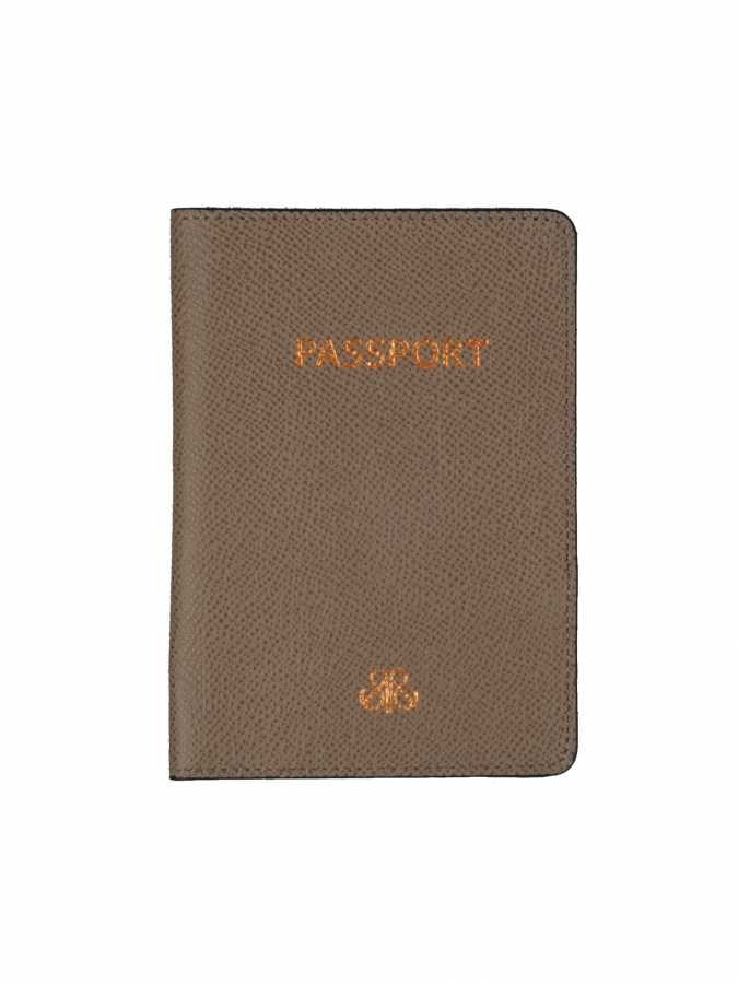 Deri Pasaport Kılıf  Vizon Saffiano