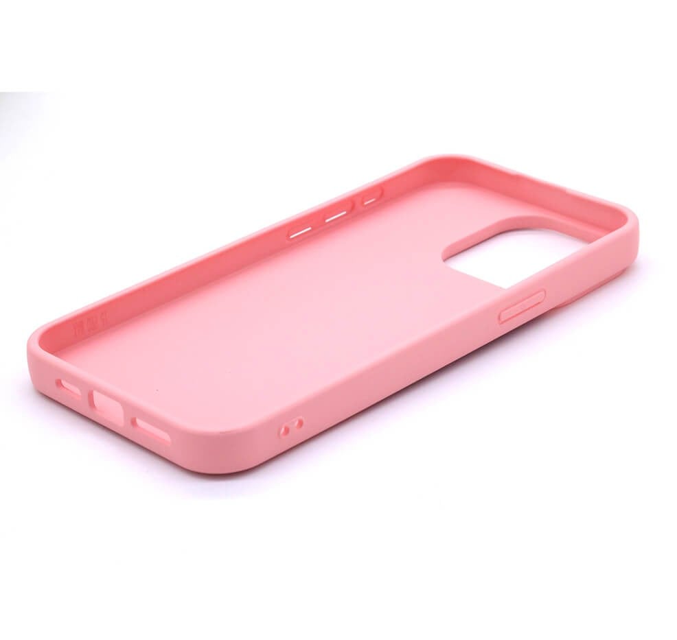 iPhone Kılıf 15 MagSafe Özellikli Pembe Taşlı