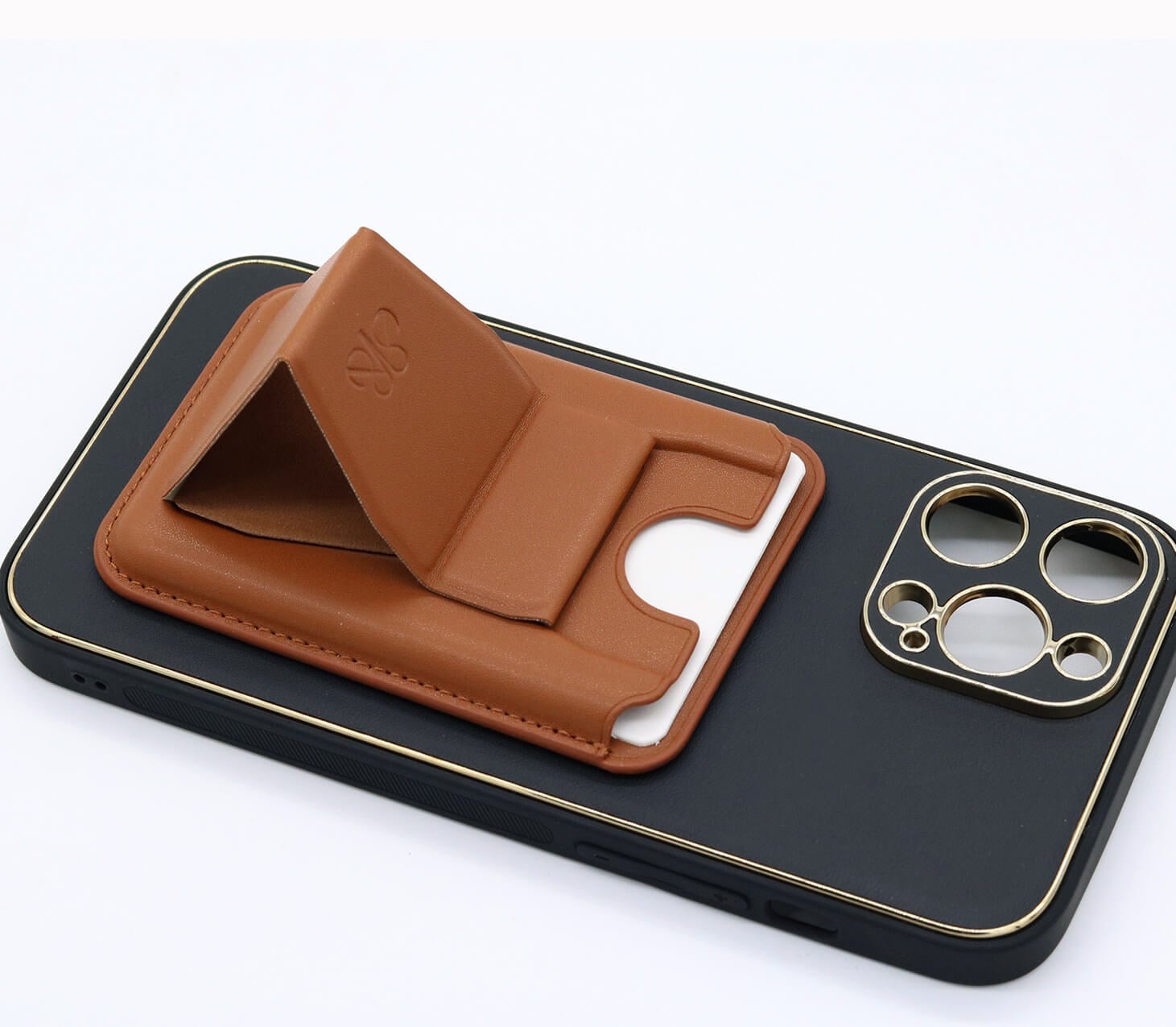 KARTLIK STAND TELEFON TUTUCU KAHVE