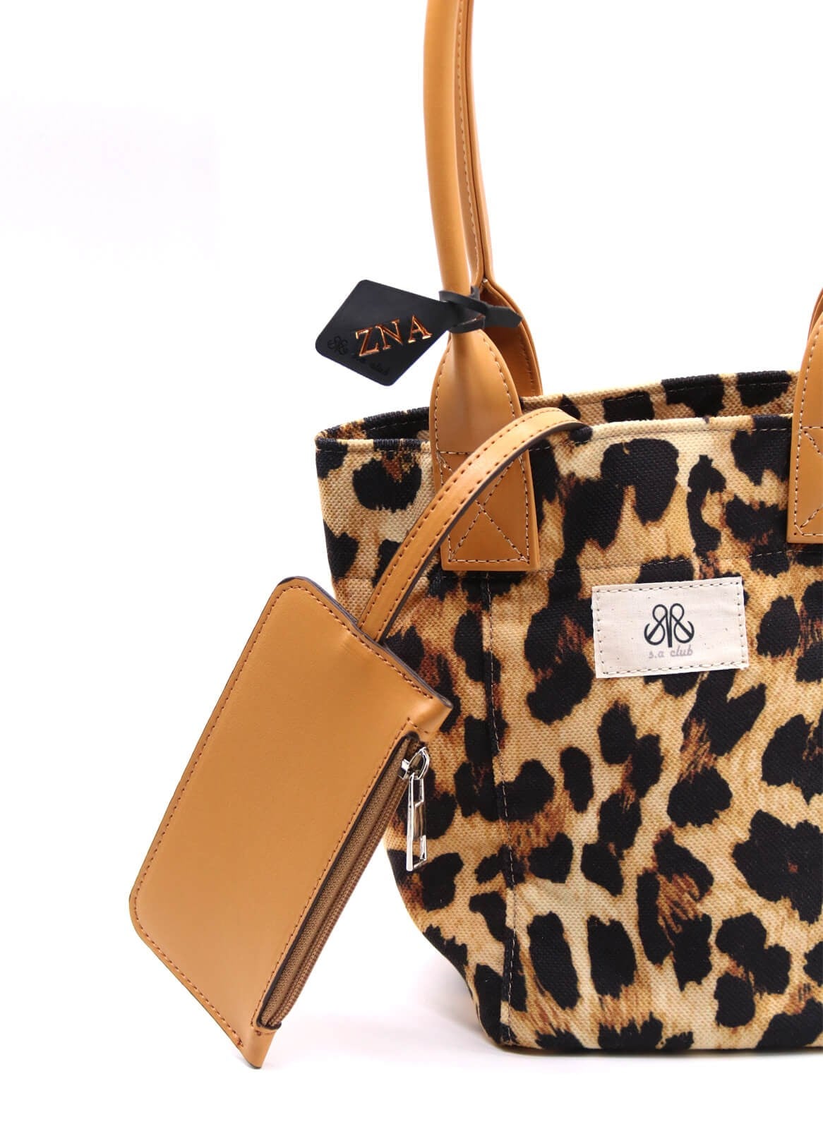 Mini Tote Çanta Leopar Small