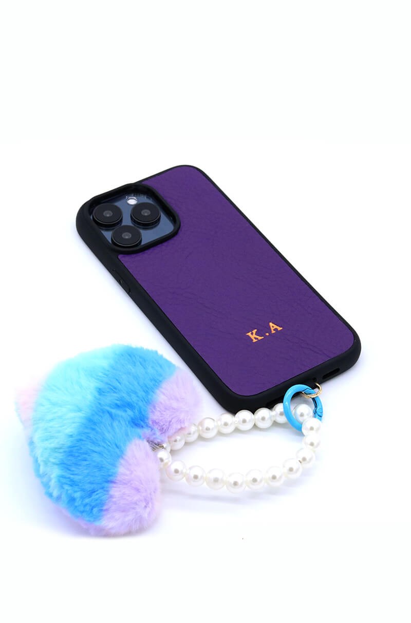 RENKLİ PUFF KALP CHARM