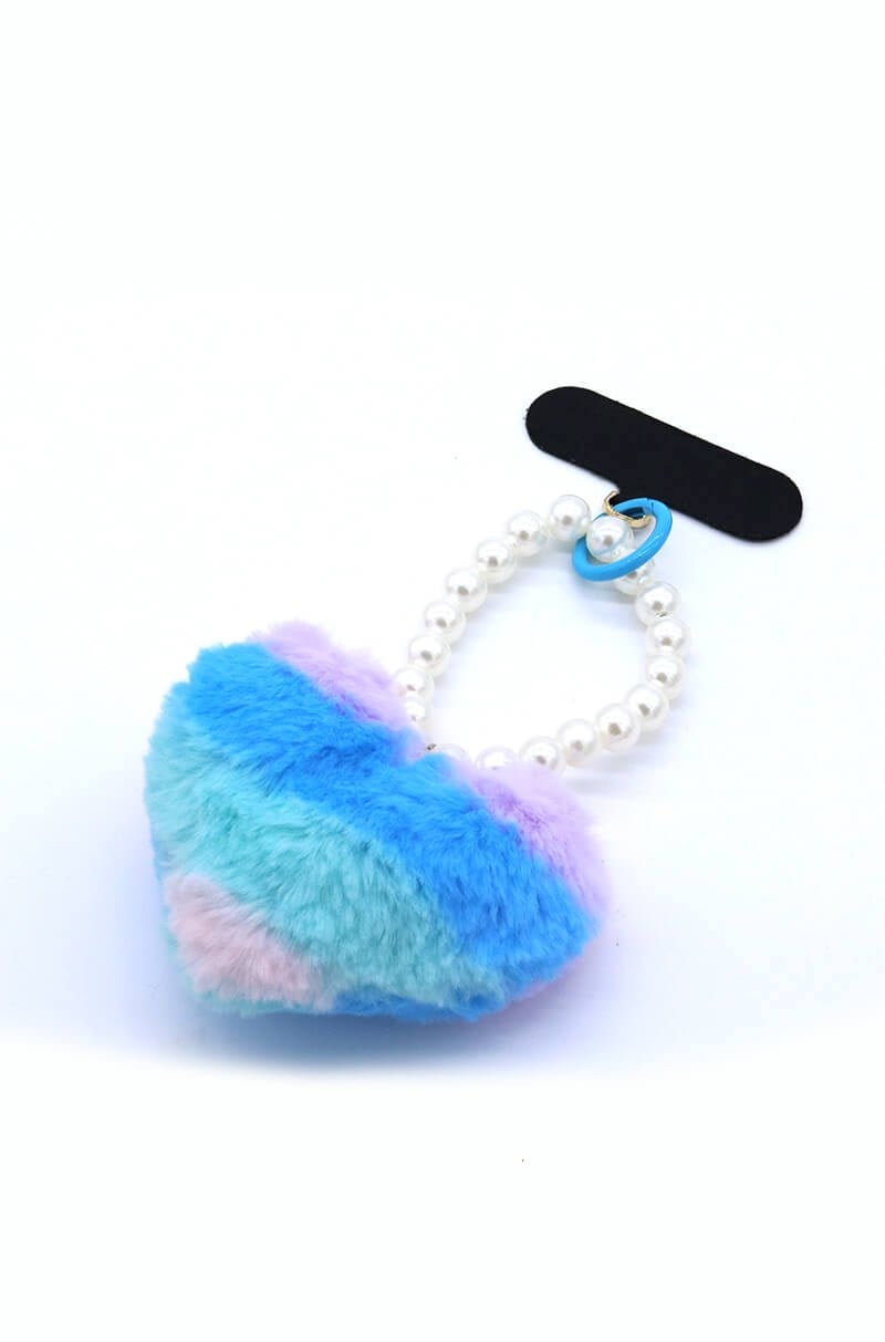 RENKLİ PUFF KALP CHARM