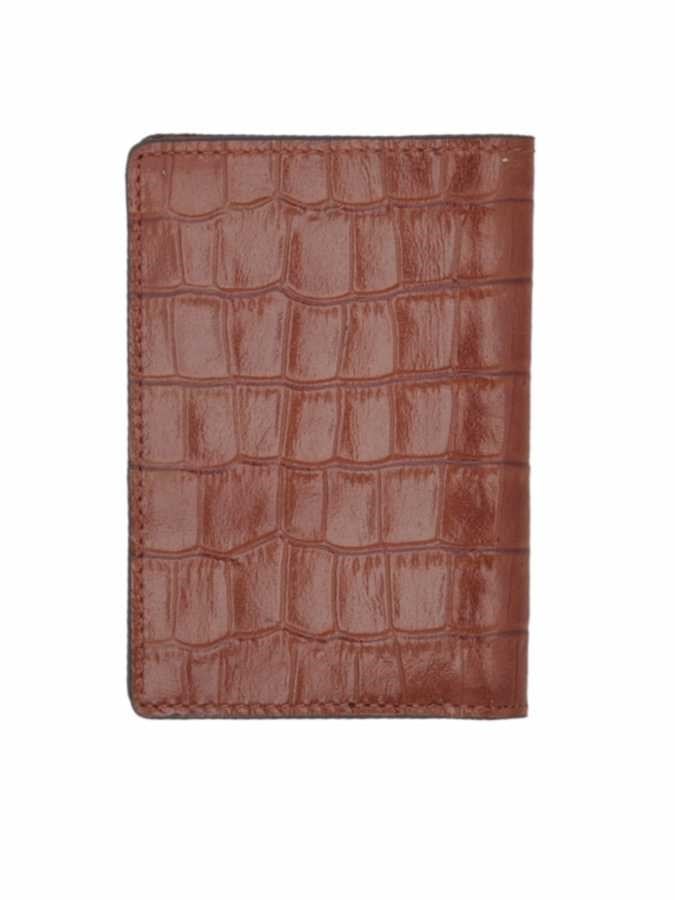 Slim Deri Cüzdan Taba Croco