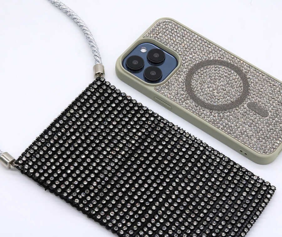 Taşlı Telefon Çanta