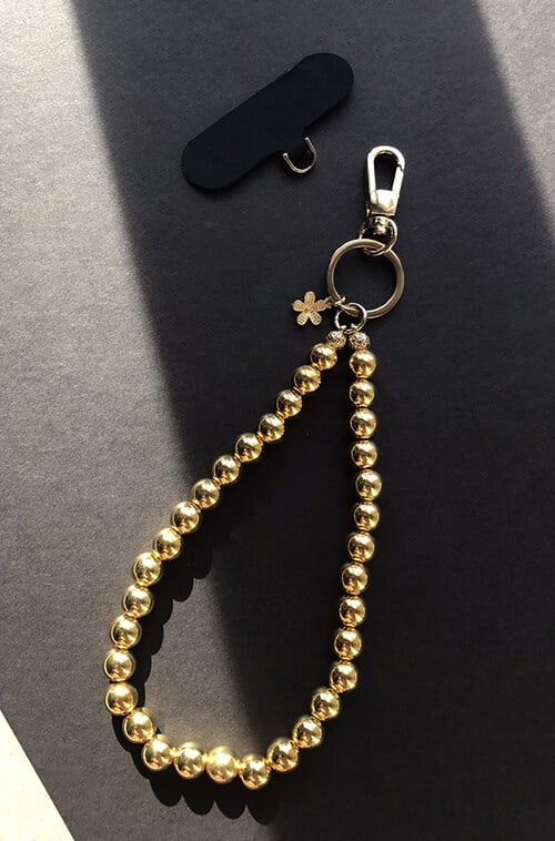 Telefon Bilek Askı Gold Pearl