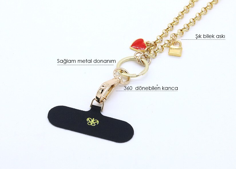Telefon Bilek Askı Locked Heart